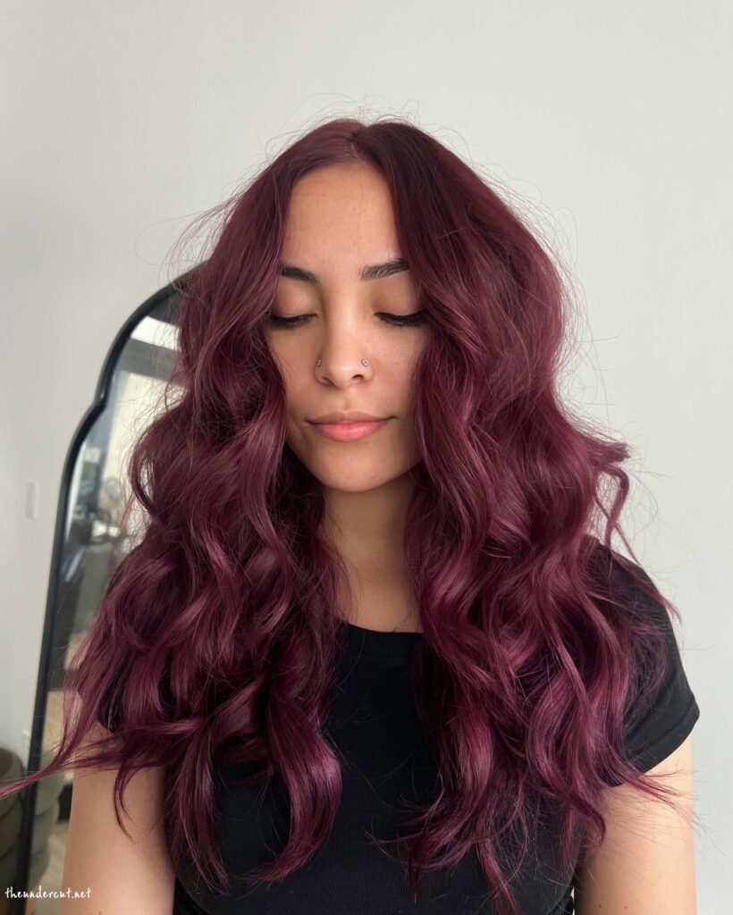 Fall Hair Color With Waves