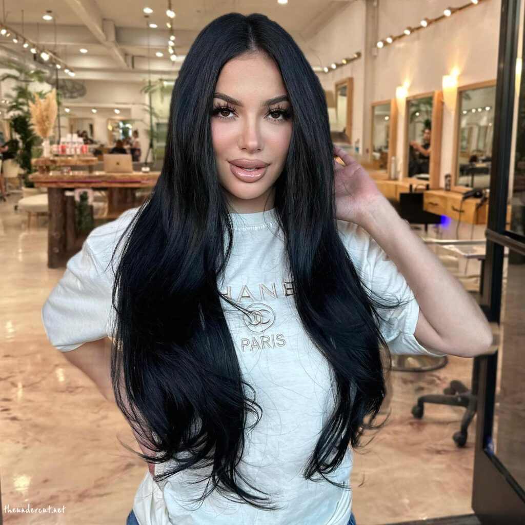 Long Black Hair Extensions For Fall