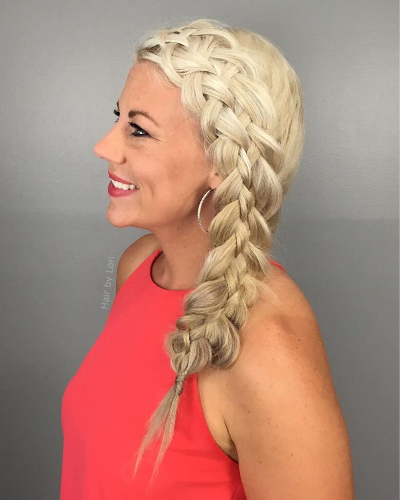 Date Night Hairstyle Braided Look