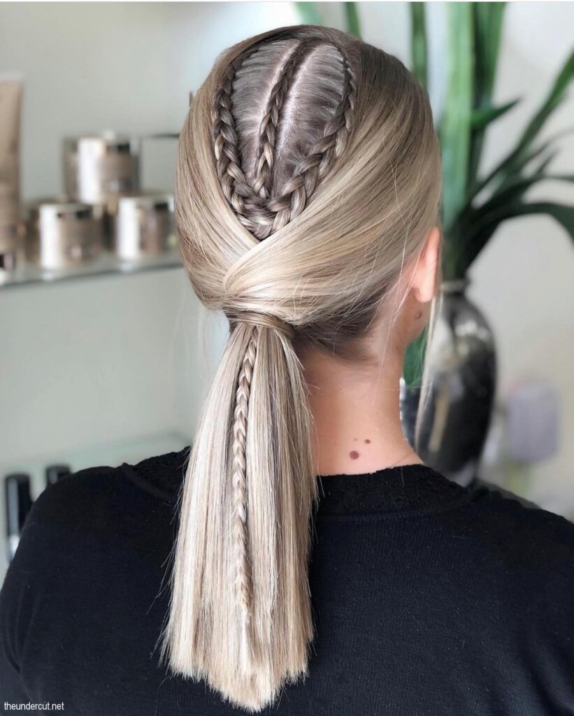 Easy To Do Ponytail Festival Hairstyle