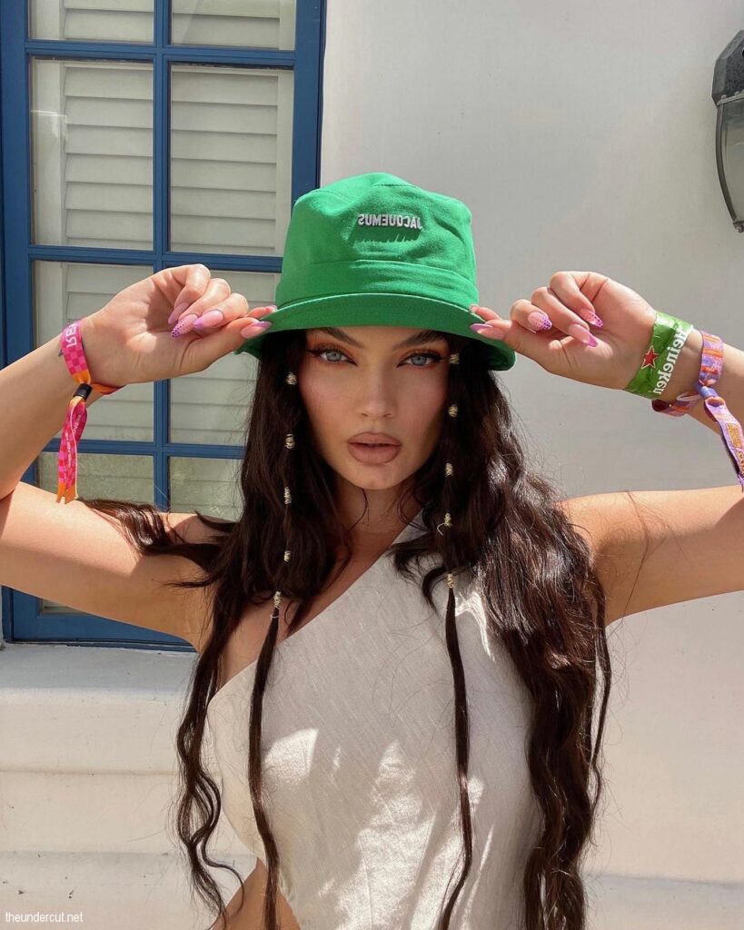 Festival Hairstyle With A Bucket Hat