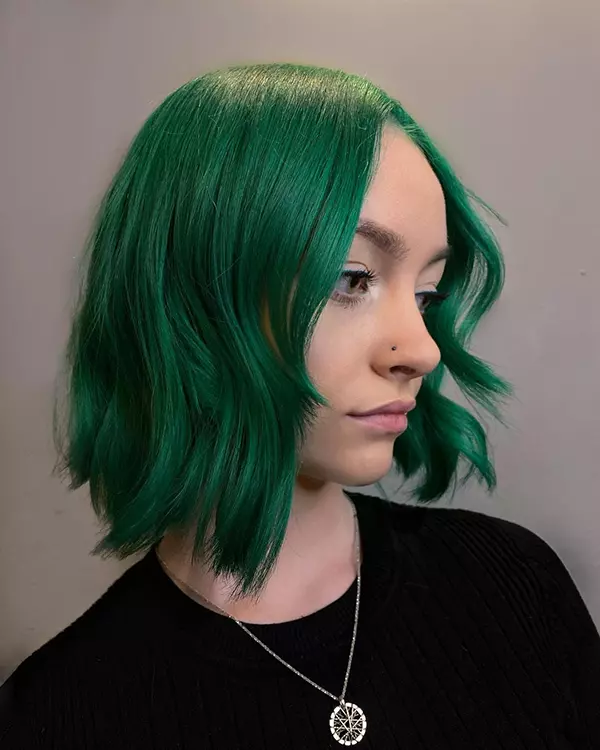 Green Hair Girls