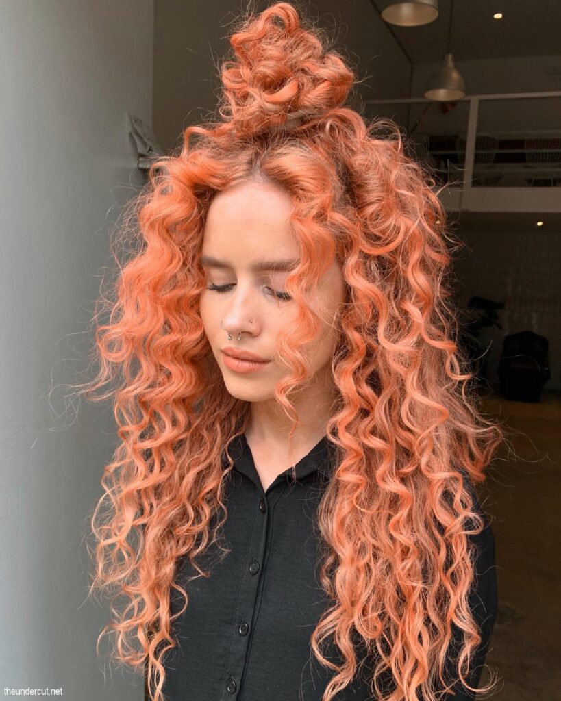 Light Apricot Hair Color