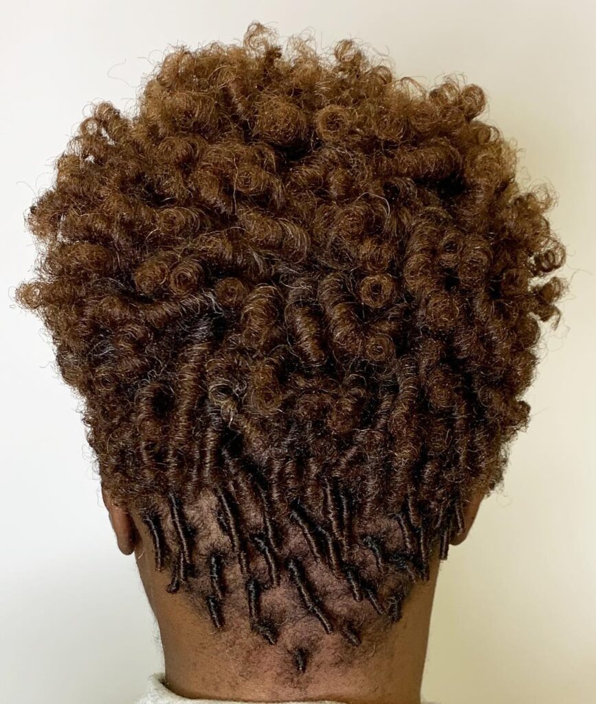 Light Brown Natural Comb Twist Hairstyles