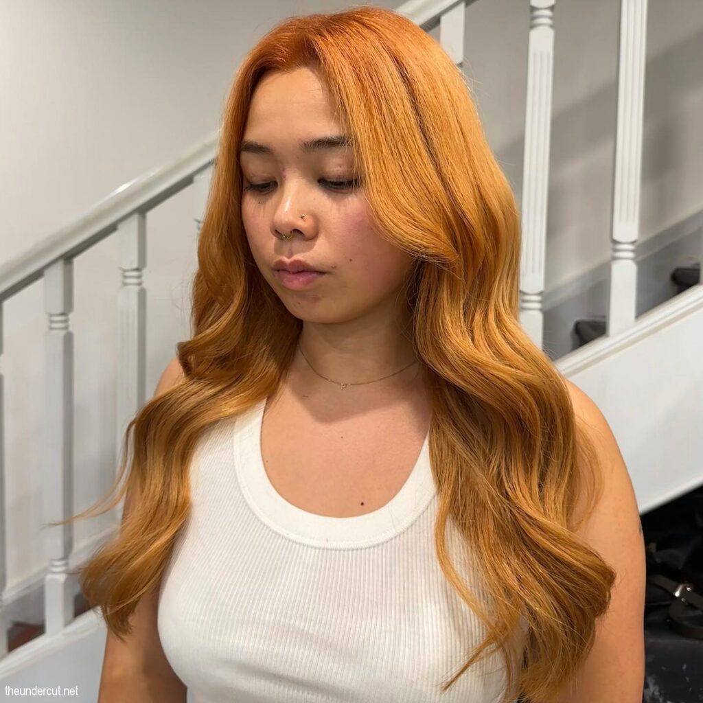 Long Apricot Hairstyle