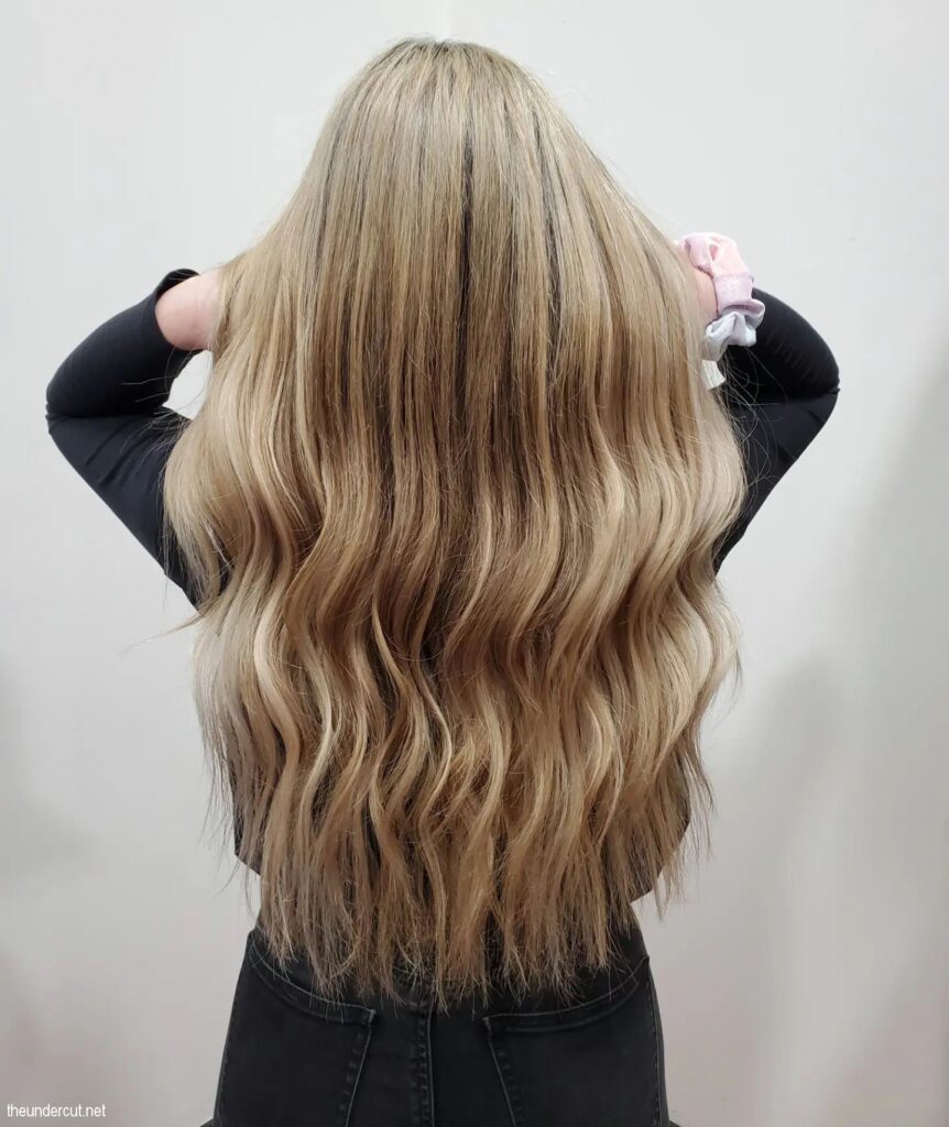 Long Chantilly Blonde Hair