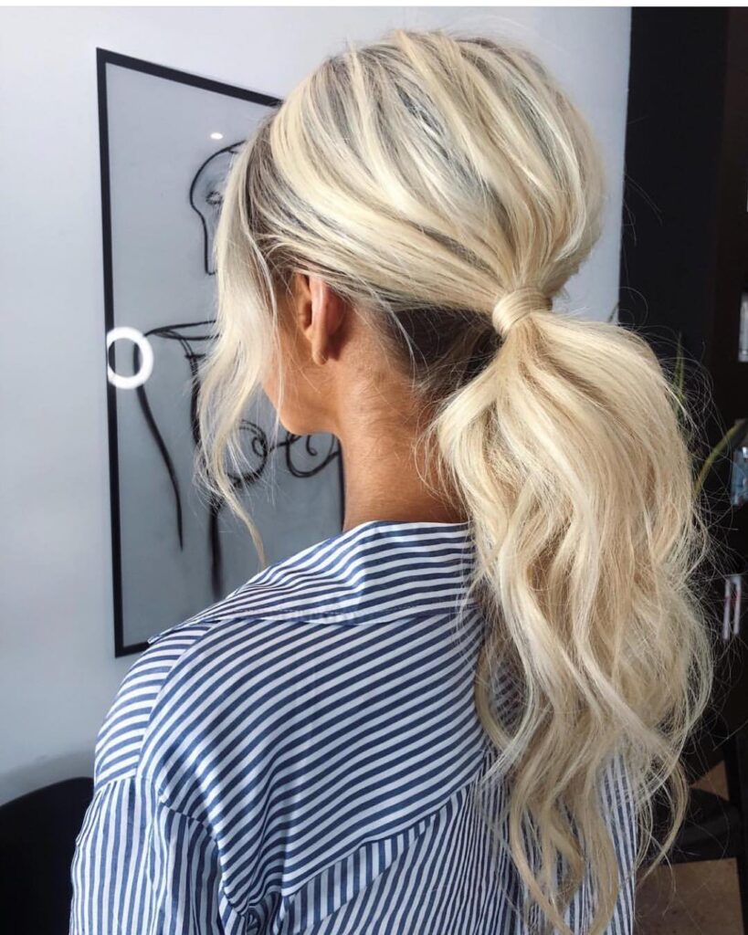 Low Placed Date Night Hairstyle