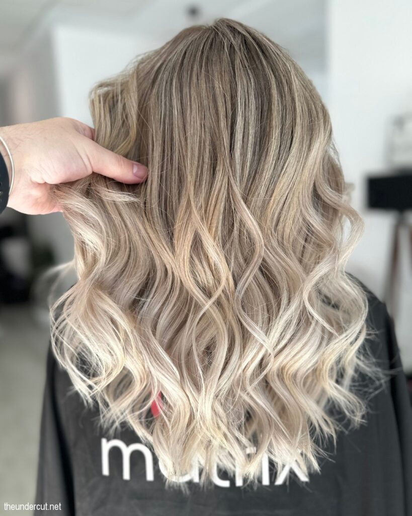 Luminous Blonde Hair For Formal Events