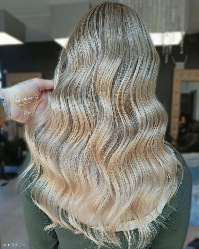 Luminous Blonde Haircut Idea