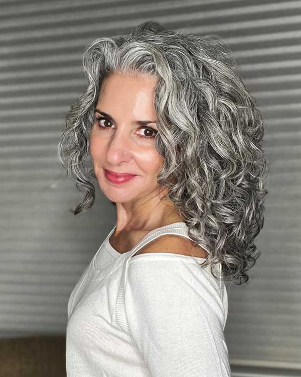 Medium Hairstyle for Over 50