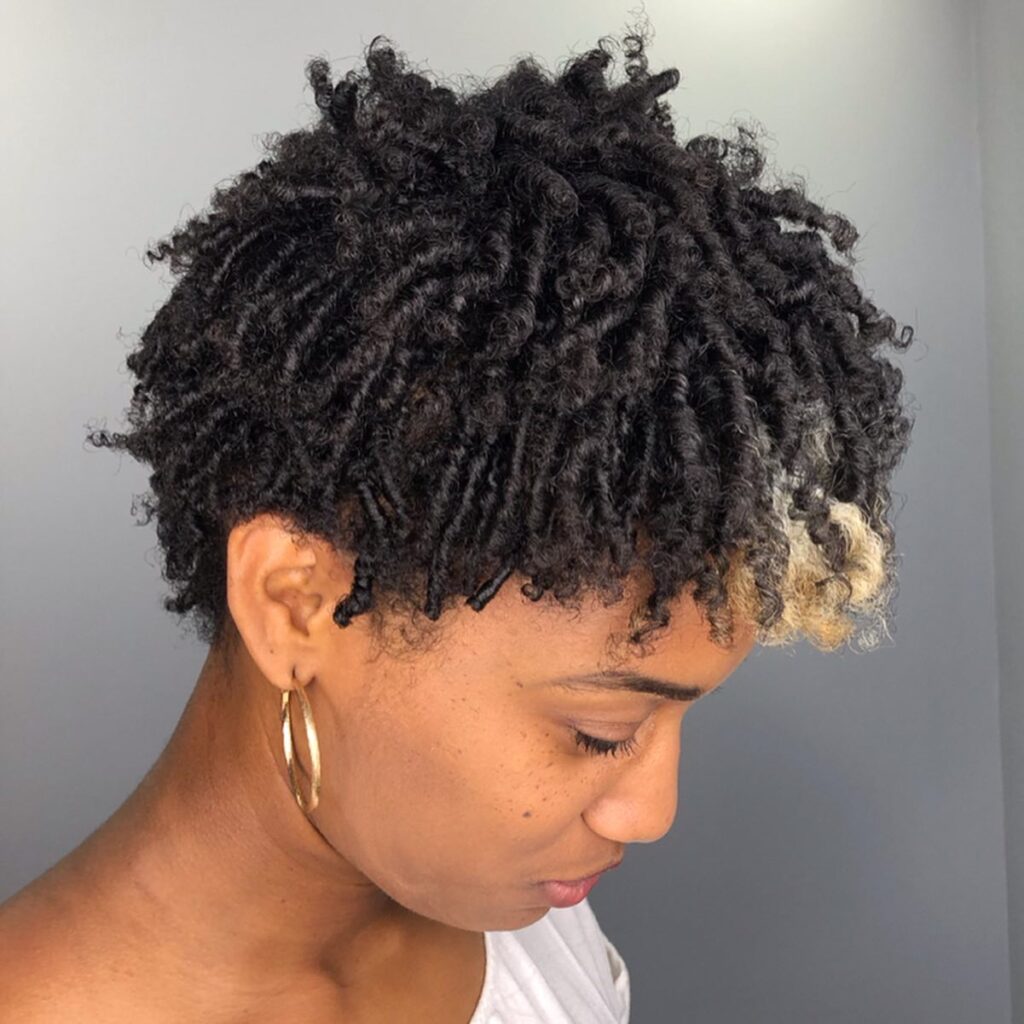 Natural Comb Twist Hairstyles For Short Hair