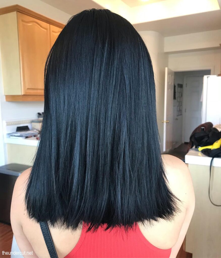 One Length Haircut With Layers