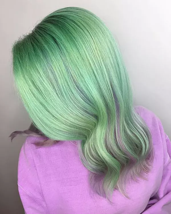 Pastel Green Hair