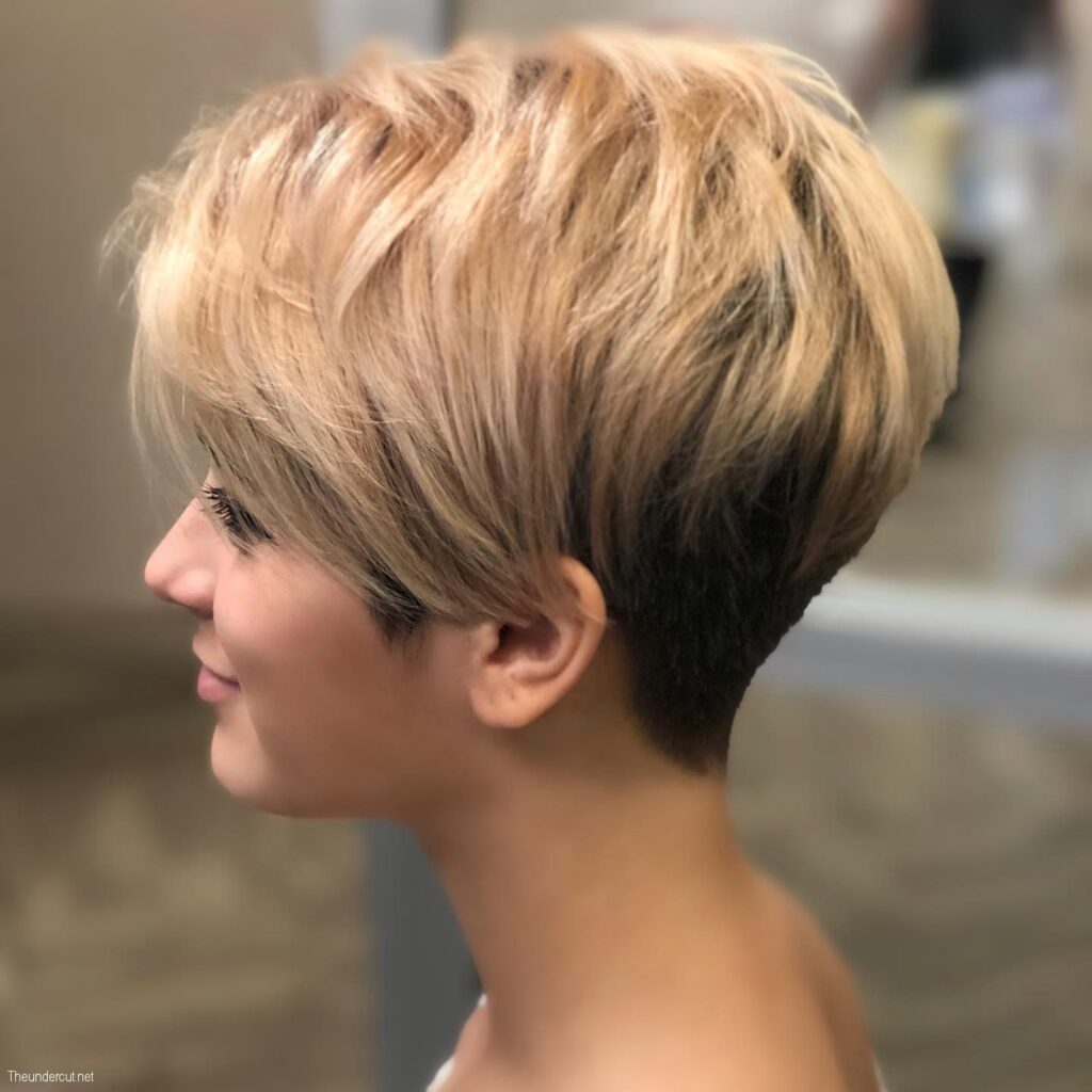 Pixie Hair With Long Bangs