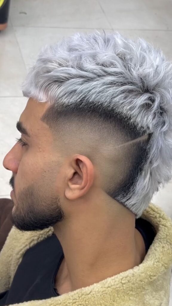 Burst Fade with Line Up 1