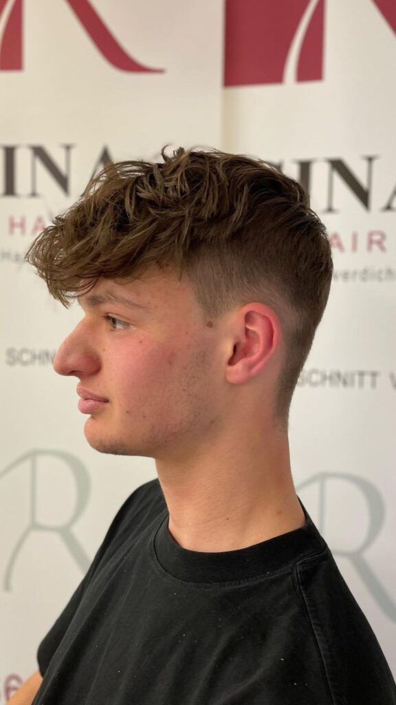 Long Textured Fringe with Mid Fade