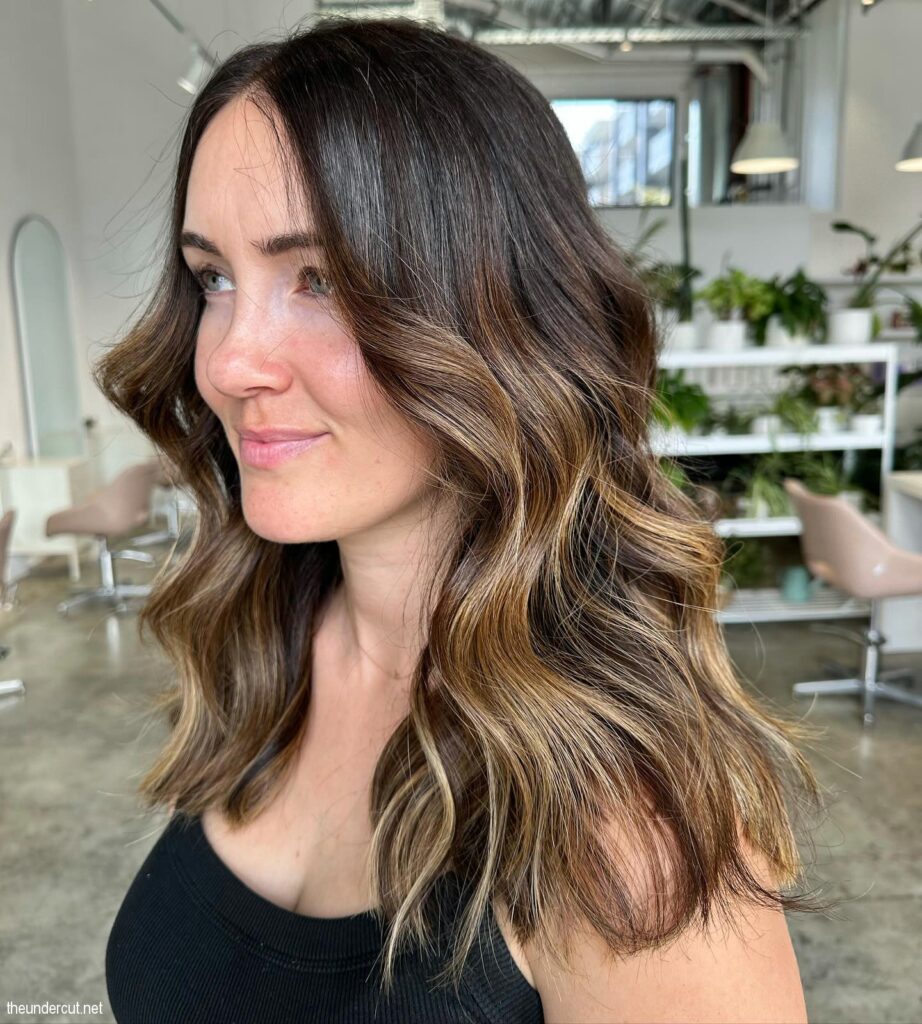 Reverse Balayage Before And After Look