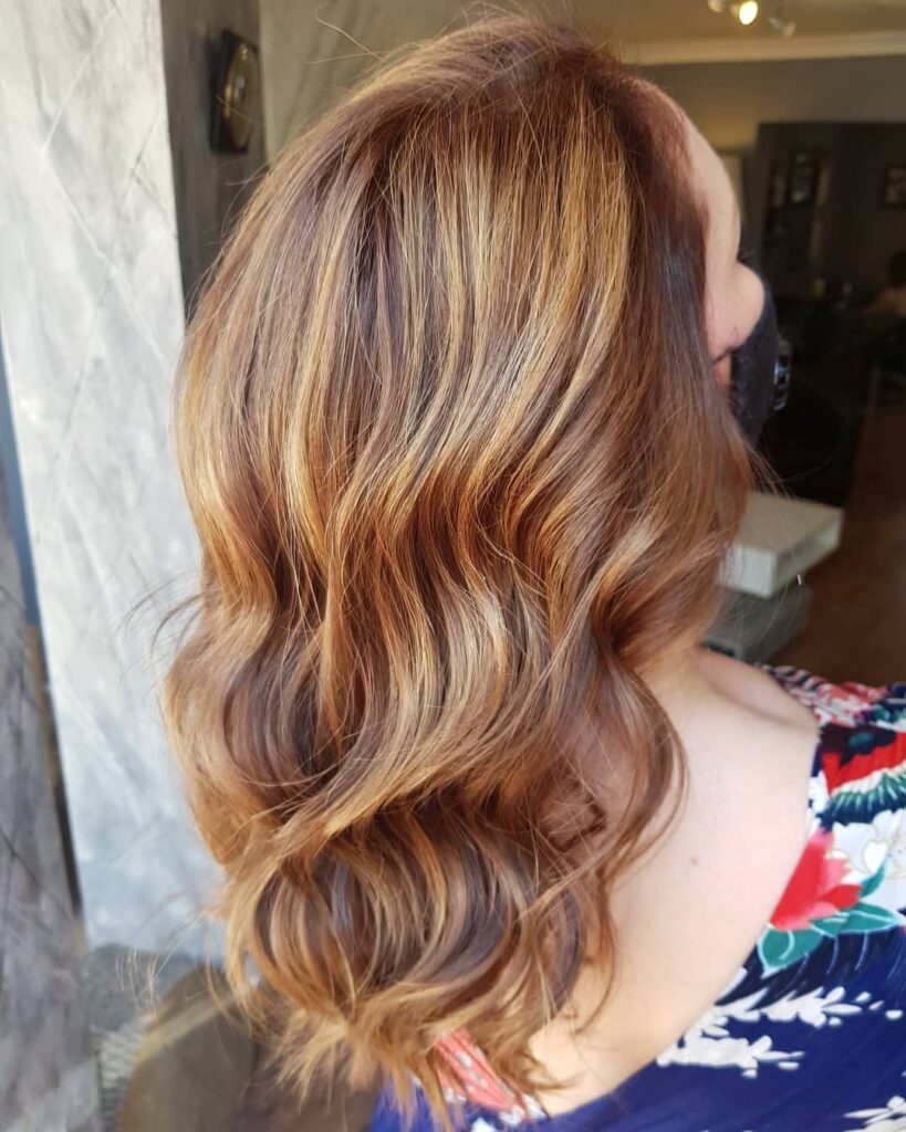 Warm Toned Blurred Root Hair